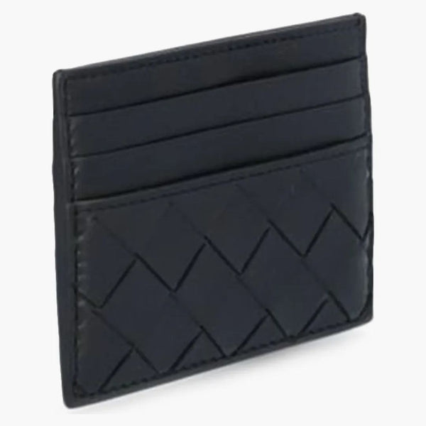 Bottega Veneta Intrecciato Weave (6 Slot) Wallet Black
