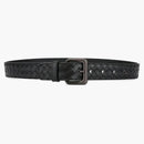Bottega Veneta Intrecciato Weave Belt Black