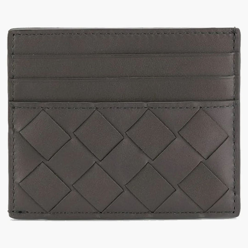 Bottega Veneta Intrecciato Weave Cardholder Black
