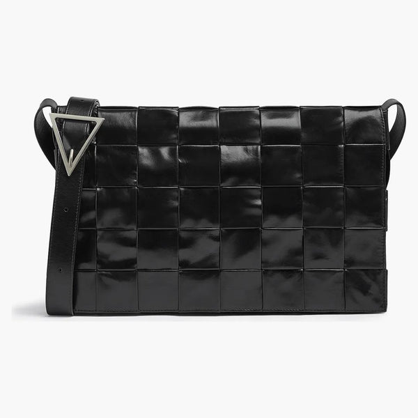 Bottega Veneta Intreccio Casesette Maxi Black