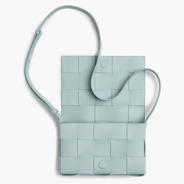 Bottega Veneta intreccio cassette Teal Washed