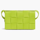 Bottega Veneta Intreccio Weave Cassette Acid Kiwi