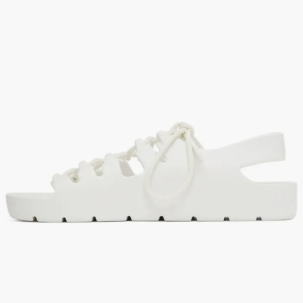 Bottega Veneta Jelly Sandal White
