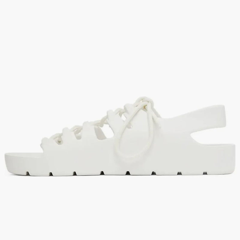 Bottega Veneta Jelly Sandal White