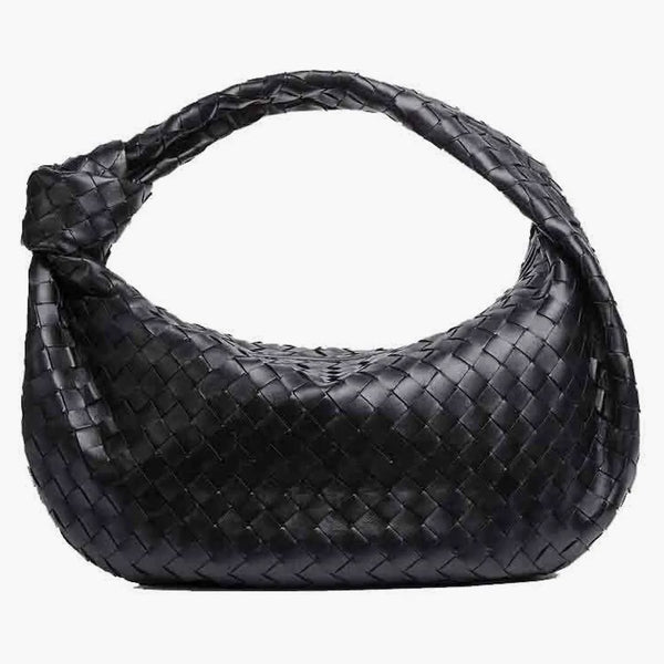 Bottega Veneta Jodie Intrecciato Black