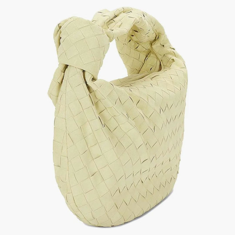 Bottega Veneta Jodie Intrecciato Shoulder Bag Teen Lemon