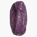 Bottega Veneta Jodie intrecciato top handle mini eggplant