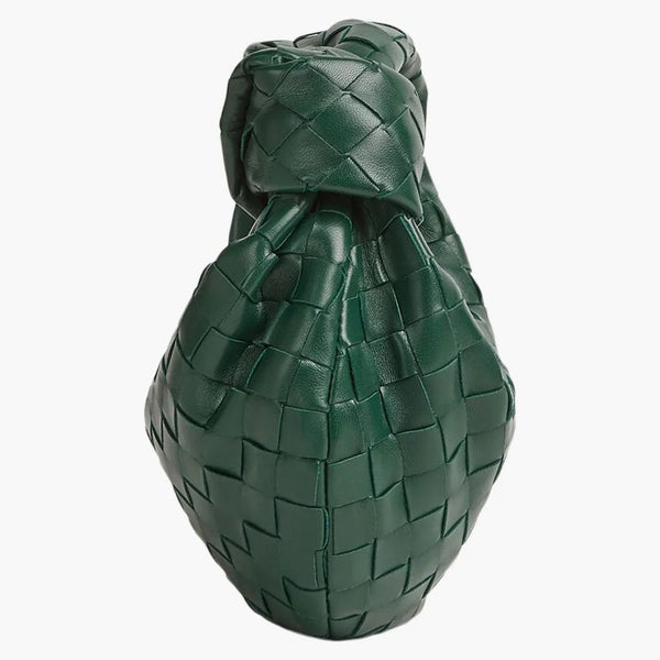 Bottega Veneta Jodie Top Handle Bag Mini Intreccio Green
