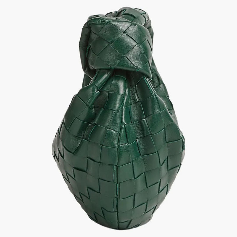 Bottega Veneta Jodie Top Handle Bag Mini Intreccio Green