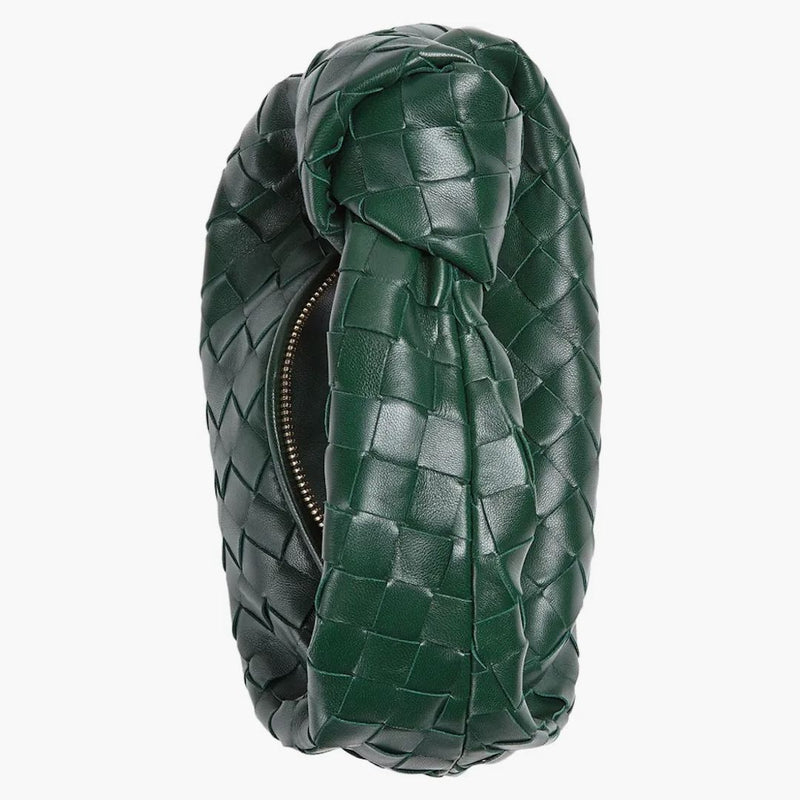 Bottega Veneta Jodie Top Handle Bag Mini Intreccio Green