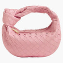 Bottega Veneta Jodie Top Handle Mini intrecciato pink