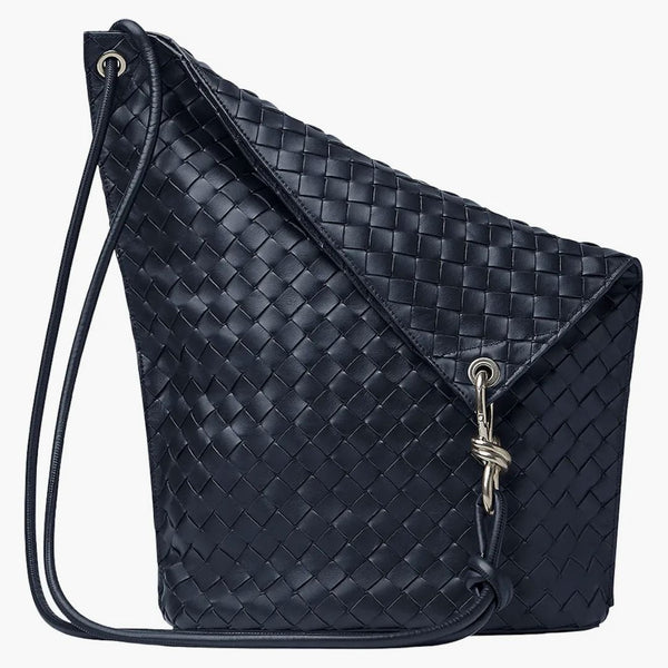 Bottega Veneta Knot Bucket Bag Medium Intrecciato Space