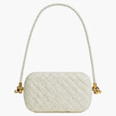 Bottega Veneta Knot Foulard Intrecciato Minaudere en Strap Bone