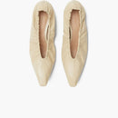 Bottega Veneta Leather Ballet Flat Light Brown (women's)