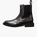 Bottega Veneta Leather Chelsea Boot Dark Brown