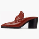 Bottega Veneta Leather Heeled Mules Fandente (women's)