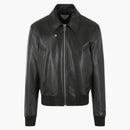 Bottega Veneta Leather Padded Jacket Dark Green