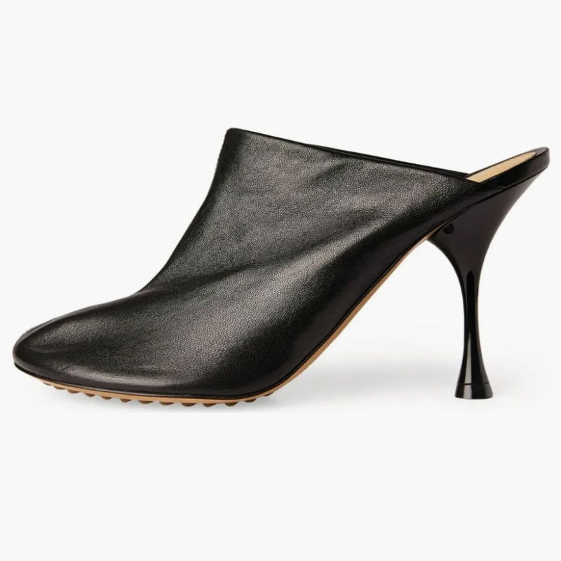 Bottega Veneta Leather Sandal Black (dámské)