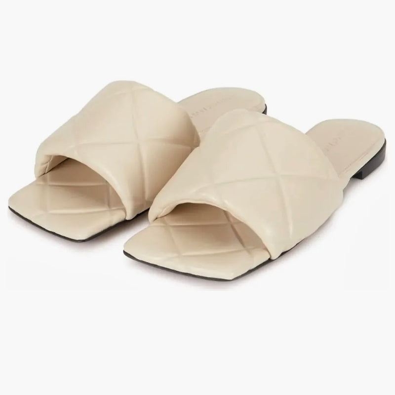 Bottega Veneta Lido Sandal White (women's)