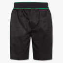 Bottega Veneta Logo Elastic Waist Shorts Black/green