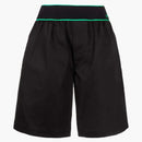 Bottega Veneta Logo Elastic Waist Shorts Black