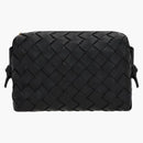 Bottega Veneta Loop Camera Bag Mini Intrecciato Black