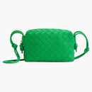 Bottega Veneta Loop Intrecciato Camera Bag Mini Parakeet