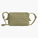 Bottega Veneta Loop Intrecciato Camera Bag Mini Travertine