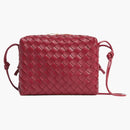 Bottega Veneta Loop Intrecciato Camera Bag Small Apple Candy