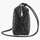 Bottega Veneta Loop Intrecciato Camera Bag Small Black