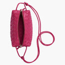 Bottega Veneta Loop Intrecciato Camera Bag Small Cranberry