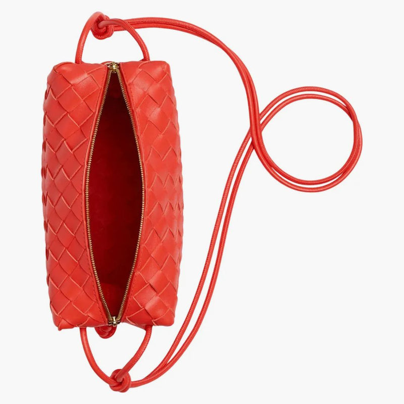Bottega Veneta Loop Intrecciato Came Bag Malý sunburst
