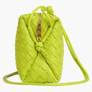 Bottega Veneta Loop Small Intreccio Acid Kiwi