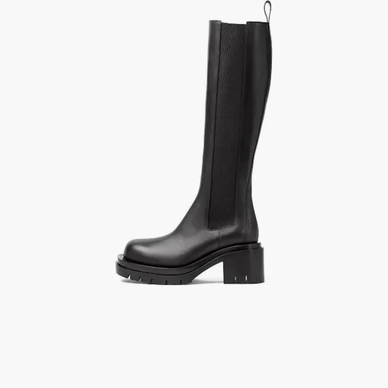 Lug High Boots Black - Buy at Hypeneedz