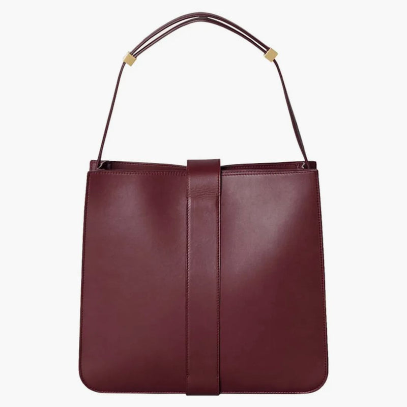 Bottega Veneta Marie ramenní taška burgundska