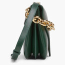 Bottega Veneta Matt Mount Medium Raintree