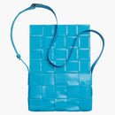 Bottega Veneta Medium Cassette Intrecciato Crossbody Bag Pool