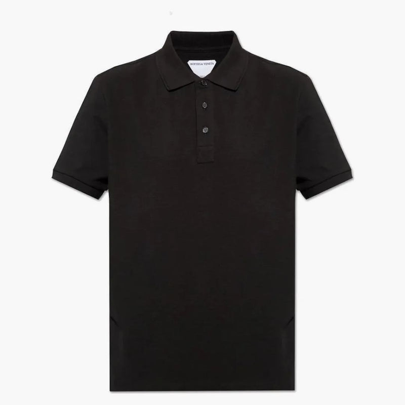 Bottega Veneta Mens Polo Black