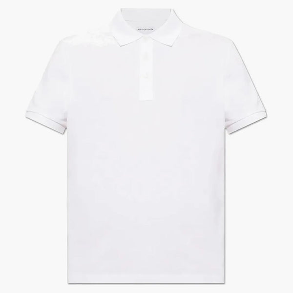 Bottega Veneta Mens Polo White