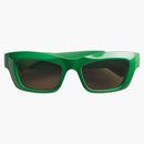 Bottega Veneta Mitre Sunglasses Green/gray (712692vbl803342)