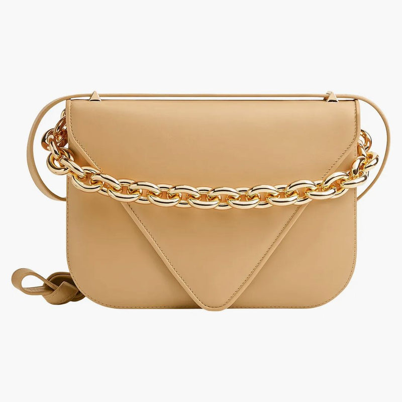 Bottega Veneta Mount Envelope Bag Almond