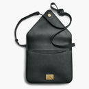 Bottega Veneta Mount Small Black Grained Leather
