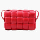 Bottega Veneta Padded Cassette Cherry Red