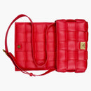 Bottega Veneta Padded Cassette Cherry Red