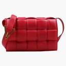 Bottega Veneta Padded Cassette Cherry Red