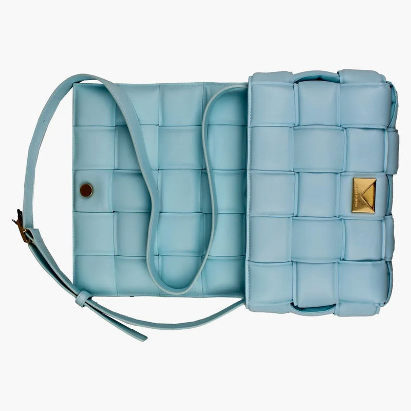 Bottega Veneta Padded Cassette Pale Blue