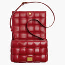 Bottega Veneta Padded Intreccio Cassette Crossbody Bag Apple Candy