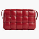 Bottega Veneta Padded Intreccio Cassette Crossbody Bag Apple Candy