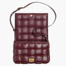 Bottega Veneta Padded Intreccio Cassette Crossbody Bag Barolo