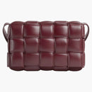 Bottega Veneta Padded Intreccio Cassette Crossbody Bag Barolo